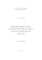 Kriteriji izbora vrste i gramature papira za meko uvezanu knjigu šivanu koncem