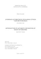 Uvođenje automatsko odvajanja otpada tijekom štancanja