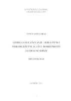 Gerilla oglašavanje : kreativni i niskobudžetni alati u borbi protiv globalne krize