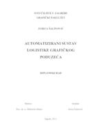 Automatizirani sustav logistike grafičkog poduzeća