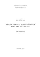 Metode snimanja HDR fotografija kroz različite motive