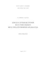 Izrada interaktivnih multimedijskih multiplatformnih aplikacija