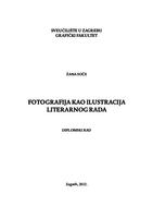 Fotografija kao ilustracija literarnog rada