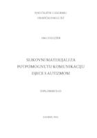 Slikovni materijali za potpomognutu komunikaciju djece s autizmom