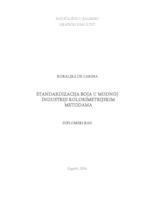 Standardizacija boja u modnoj industriji kolorimetrijskim metodama