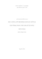 Multiplatformsko izdavaštvo: od tiskanog do digitalnog izdanja