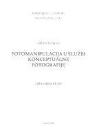 Fotomanipulacija u službi konceptualne fotografije