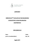 Effects of 2nd dopants on the properties of PEDOT:PSS layers for printed electronics