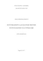 Fotomanipulacija portretne fotografije i ilustracije