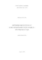 Optimiranje sustava u nakladničkom uvezu knjiga : studija slučaja