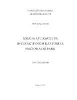 Izrada aplikacije sa interaktivnom kartom za Nacionalni park