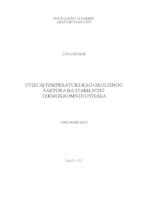 Utjecaj temperature kao okolišnog faktora na stabilnost termokromnih otisaka