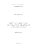 Utjecaj boje u digitalnim medijima na doživljaj dizajna i korisničko iskustvo