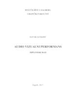 Audio vizualni performans