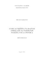 Utjecaj tržišta na razvoj ambalaže za pakiranje svježeg voća i povrća