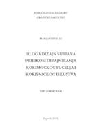 Uloga dizajn sustava prilikom dizajniranja korisničkog sučelja i korisničkog iskustva