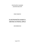 prikaz prve stranice dokumenta Elektronička knjiga: iBooks Author, Apple