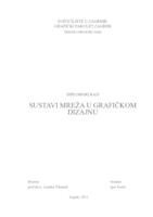 prikaz prve stranice dokumenta Sustavi mreža u grafičkom dizajnu