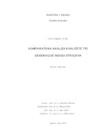 prikaz prve stranice dokumenta Komparativna analiza kvalitete tri generacije indigo strojeva