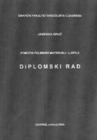 prikaz prve stranice dokumenta Pomoćni polimerni materijali-ljepila