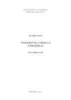 prikaz prve stranice dokumenta Tiskarstvo u web 2.0 okruženja