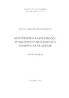 prikaz prve stranice dokumenta Novi pristup razmatranju funkcionalnih svojstava otopina za vlaženje