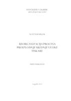 prikaz prve stranice dokumenta Reorganizacija procesa proizvodnje srednje velike tiskare