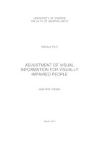 prikaz prve stranice dokumenta Adjustment of visual information for visually impaired people