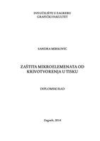 prikaz prve stranice dokumenta Zaštita mikroelemenata od  krivotvorenja u tisku