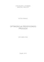 prikaz prve stranice dokumenta Optimizacija proizvodnog procesa