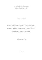 prikaz prve stranice dokumenta Utjecaj kvalitete multimedijskog sadržaja na uspješnost digitalne marketinške kampanje