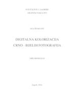 prikaz prve stranice dokumenta Digitalna kolorizacija crno-bijelih fotografija