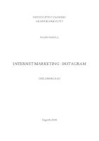 prikaz prve stranice dokumenta Internet marketing : Instagram