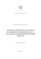 prikaz prve stranice dokumenta Grafička reprodukcija flore s blizancima procesnih bojila u vidljivom i bliskom infracrvenom spektru