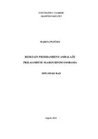 prikaz prve stranice dokumenta Redizajn prehrambene ambalaže prilagođene slabovidnim osobama