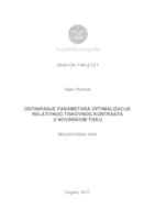 prikaz prve stranice dokumenta Definiranje parametara optimalizacije relativnog tiskovnog kontrasta u novinskom tisku