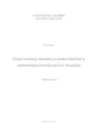 prikaz prve stranice dokumenta Izrada vizualnog identiteta za modnu industriju te implementacija brendiranja kroz fotografiju