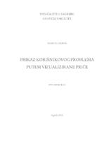 prikaz prve stranice dokumenta Prikaz korisnikovog problema putem vizualizirane priče